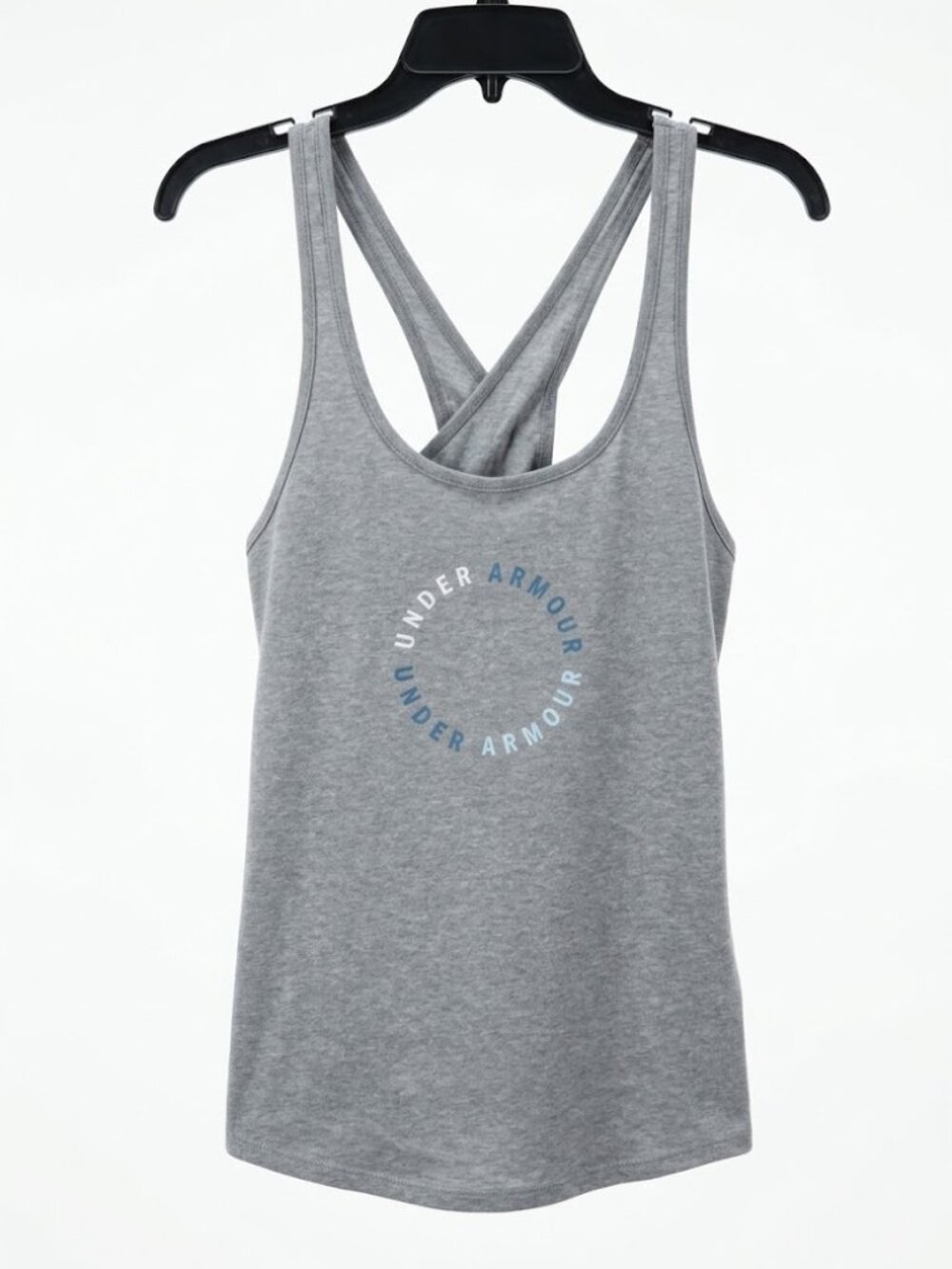 Under Armour Gray Athletic Tank Top Women Size Medium